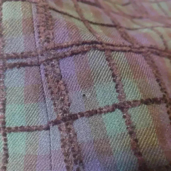 Pendleton Blue Green Plaid Wool Blend Blazer 12 - Picture 6 of 6